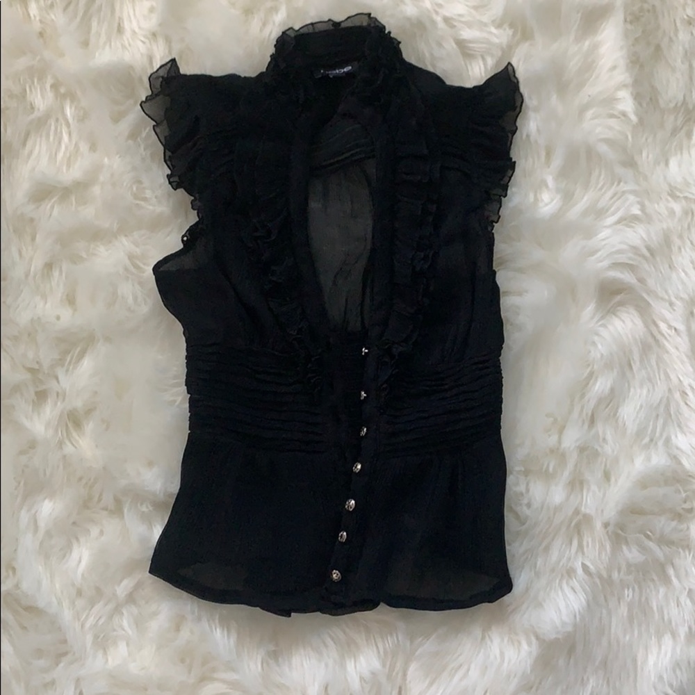 (SOLD)BEBE: Blouse - Size XXS - Picture 3 of 5
